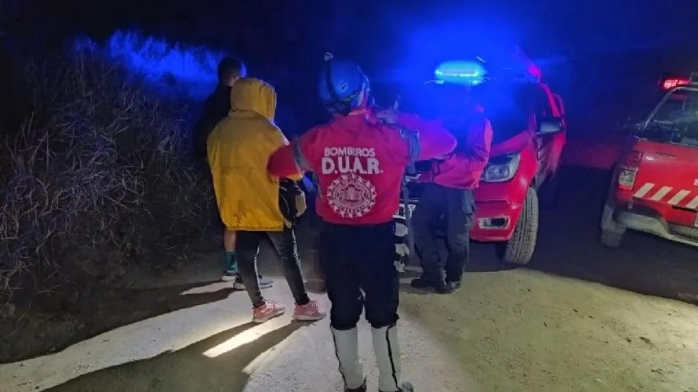 Altas Cumbres: rescataron a dos jóvenes que se habían extraviado