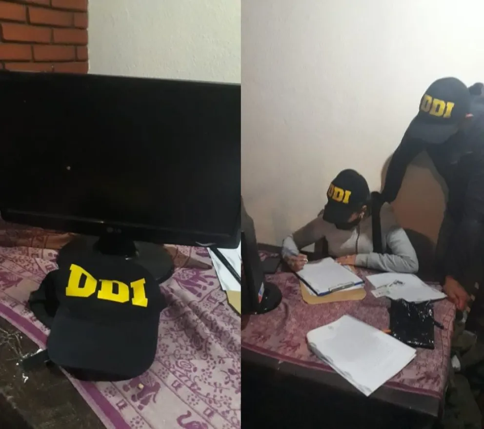 Policías allanaron un domicilio en el centro de Villa de Merlo