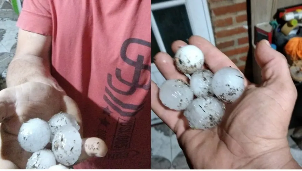 Fuerte tormenta en Traslasierra