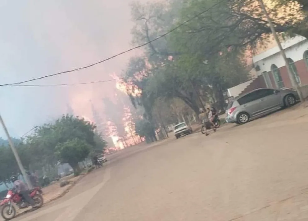 Luyaba: El incendio sigue fuera de control y la situación es dramática 