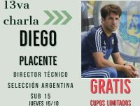 Capacitaciones virtuales de fútbol con especialistas: Este jueves la charla será con Diego Placente Capacitaciones virtuales de fútbol con especialistas: Este jueves la charla será con Diego Placente
