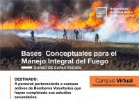 La UNLC capacita a bomberos voluntarios en el manejo integral del fuego La UNLC capacita a bomberos voluntarios en el manejo integral del fuego