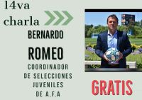 Capacitaciones virtuales de fútbol con especialistas: Este viernes la charla será con Bernardo Romeo Capacitaciones virtuales de fútbol con especialistas: Este viernes la charla será con Bernardo Romeo