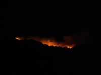 Incendio forestal en las sierras de los Comechingones Incendio forestal en las sierras de los Comechingones