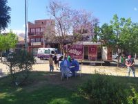 Operativo de testeos en la Plaza Sobremonte Operativo de testeos en la Plaza Sobremonte