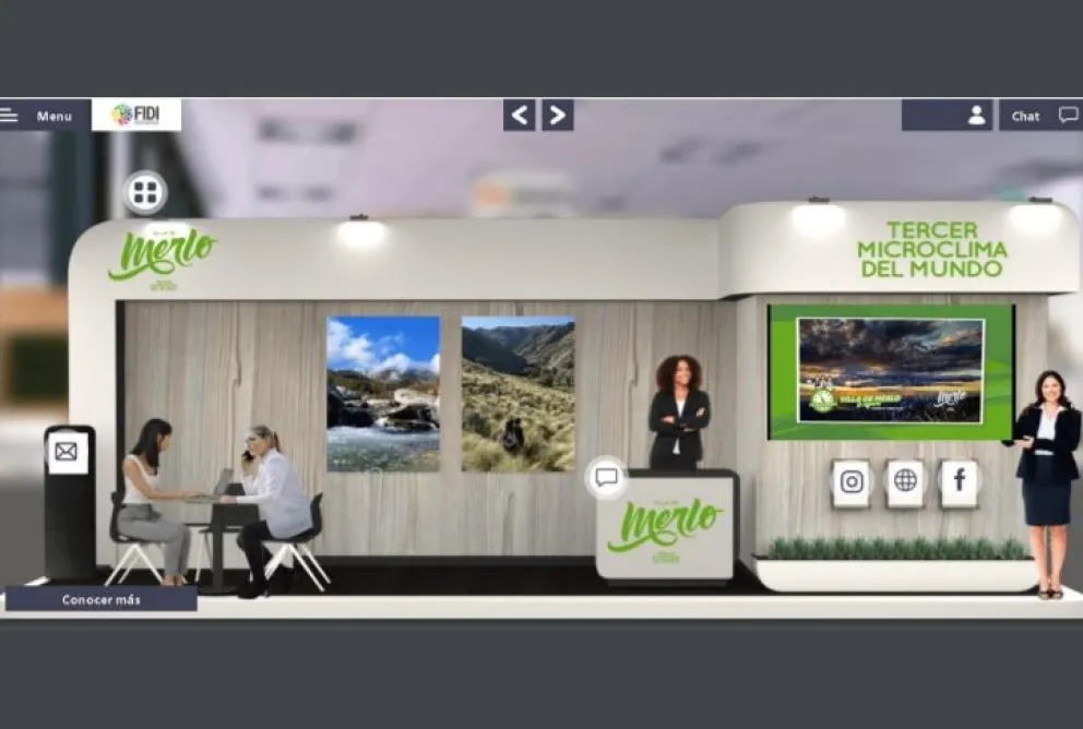 Villa de Merlo tiene stand virtual en la Feria internacional de destinos inteligentes