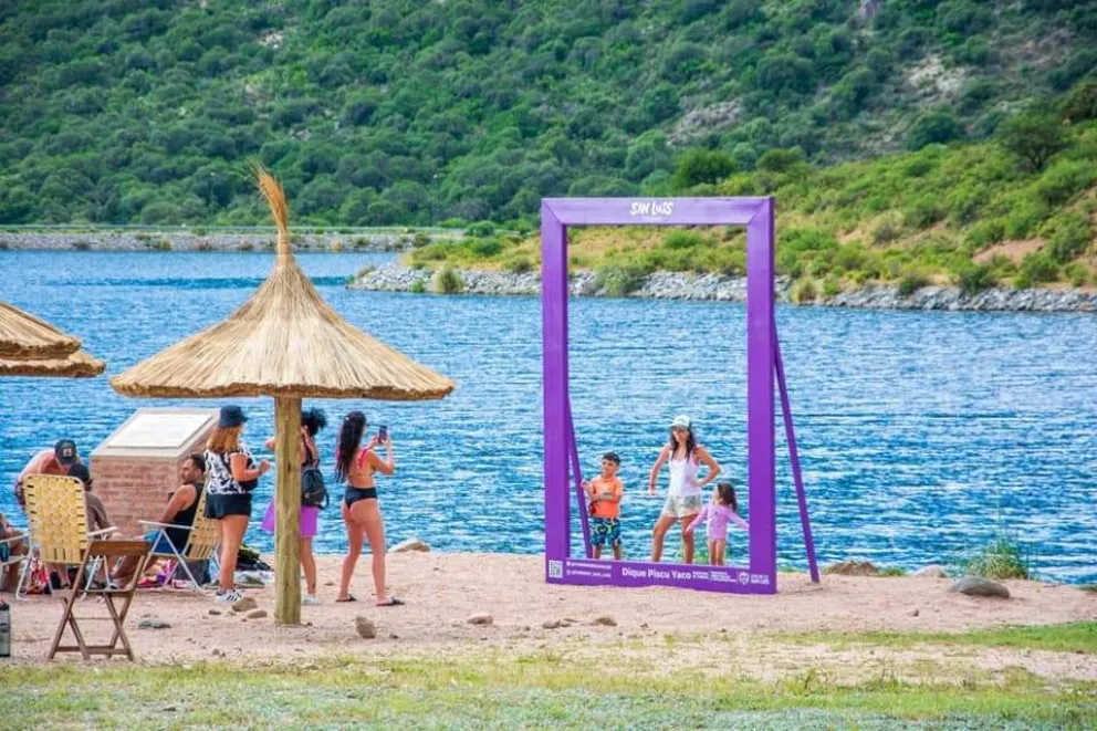 El Dique Piscu Yaco tiene nueva playa