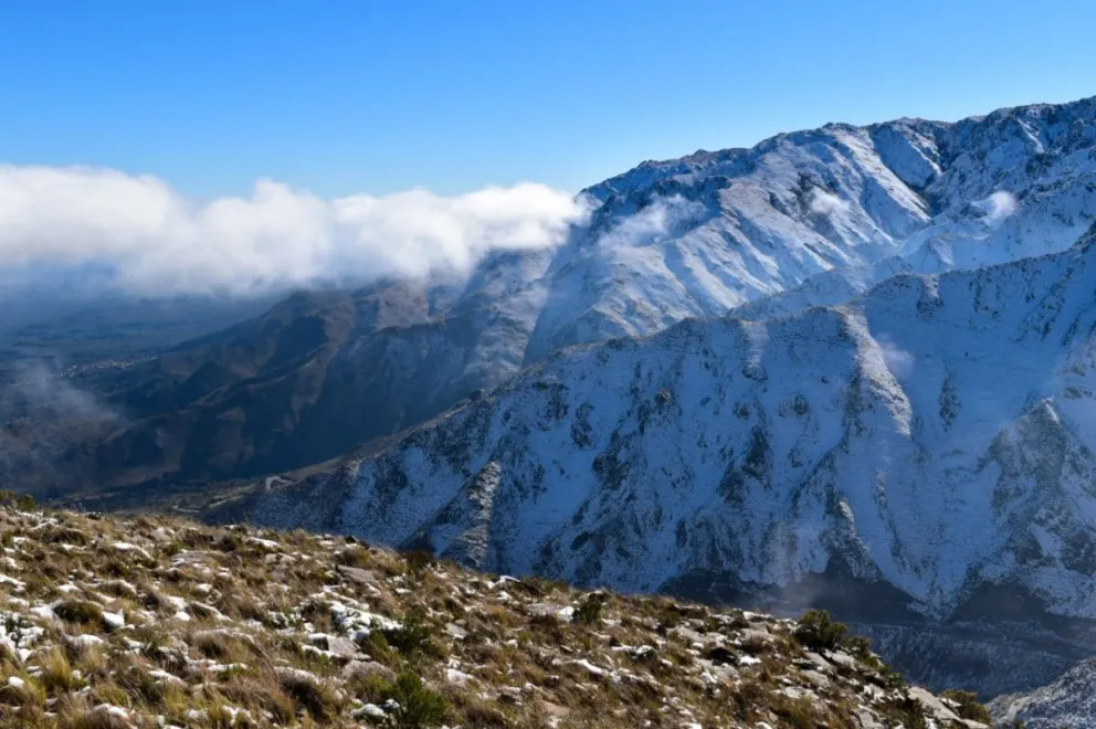 Domingo muy frío: podría nevar en las sierras de los Comechingones